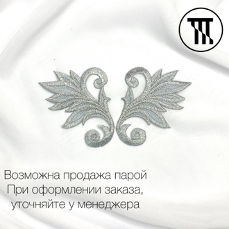Термоаппликации, цв. Серебро 23460 (зеркальные)