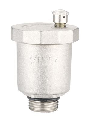 Воздухоотводчик прямой никелированный 1/2&quot; &quot;VIEIR&quot; PF500