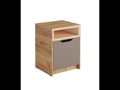 Тумба ТМ-001 РИЧ Миндаль/Глиняный серый (Стиль)