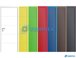 Дверь глухая пластиковая KAPELLI Multicolor Ф4Г купить в Челябинске | КВИРТЕК