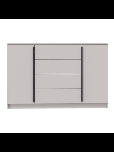 Брандо 67.11 Комод (кашемир / ДВПО: белый / фасады: ЛДСП кашемир)