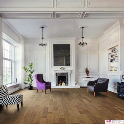 Инженерная доска Haro Prestige Дуб Дымчатый 540180 масло