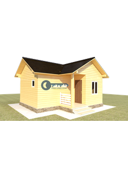 Б-07  ГАБАРИТНЫЕ РАЗМЕРЫ: (5,5Х6М) 1 ЭТАЖ, ОБЩАЯ ПЛОЩАДЬ: 30М²