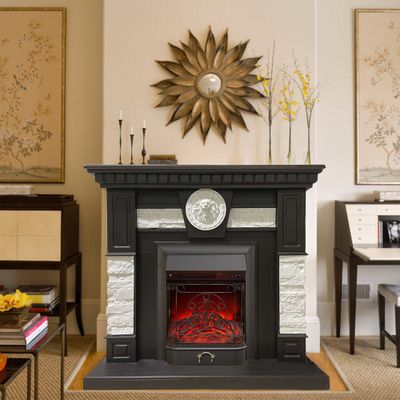 Электрокамин Порту BL M2 с очагом Majestic