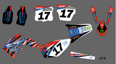 Honda CRF 250 450 R 2005 - 2008 #414