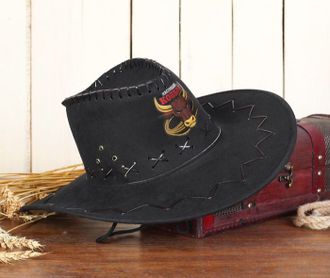 Ковбойская шляпа «Настоящий Ковбой», взрослая, 56-58
