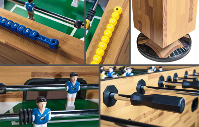 Настольный футбол «Champion Pro» (140х72х86, светлый)