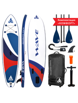 Надувная SUP-доска Сапборд (SUP board) Alpha Supboard WAVE-11 COMFORT