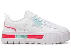 Puma Mayze White Pink Green