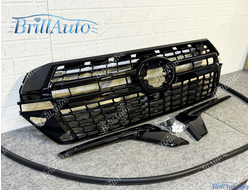 Решетка Toyota Land Cruiser 200 LOUNGE 21 черная АНТИХРОМ