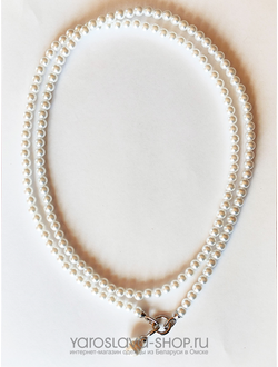 Б-169. Бусы из жемчуга с кулоном
