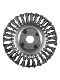 ЕРМАК Щетка металл. для УШМ150мм/22мм, крученая, дисковая, 2 штуки