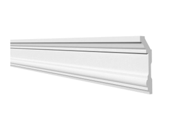 Потолочный плинтус DECOR-DIZAYN DD503, из дюрополимера, под покраску, ударопрочный, 2 метра