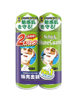 Пена для бритья Schick Япония 400гр