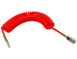 Шланг пневматический спиральный 5 м, 1/4 (F) - 1/4 (M), PU ARNEZI R7502010