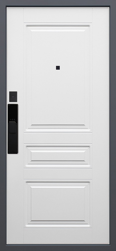 Стальная дверь   Лира (биометрический замок Smart lock K06)