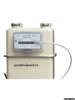 Счетчик газа ГАЗДЕВАЙС NPM - G4 справа вход, налево 2021 г