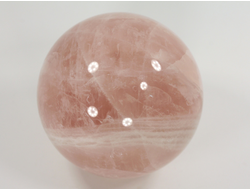 Шар Розовый кварц, Мадагаскар (67 мм, 418 г) №35383