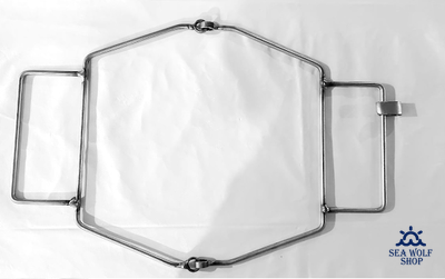 Питомза SW 40л сетка ПЭН с нерж. ручками 5мм