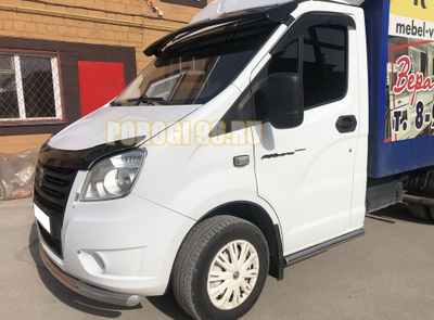 Защита штатного порога d53 для ГАЗель Next (2014-...)