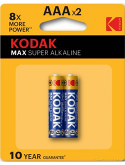 Батарейка щелочная Kodak AAA 2шт
