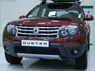 Сетка на бампер внешняя для RENAULT Duster 2010-2015, черн., 15 мм ( 01-430110-15B )