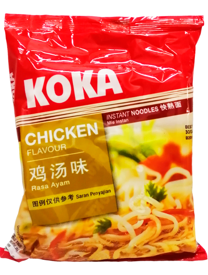 Лапша б/п со вкусом курицы Koka (Сингапур) 85 г
