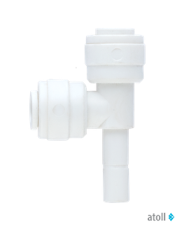 Тройник atoll SRT0404 1/4ц х1/4ц х1/4тр (Stem Run Tee)