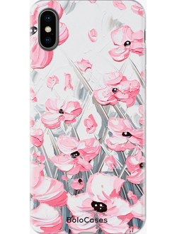 Чехол для Apple iPhone с цветочным дизайном № 59