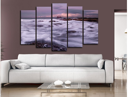 Модульная картина "Туман над горами"