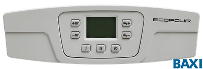 Котел газовый настенный BAXI ECO Four 1.14 F одноконтурный, CSE46514354- + Комплект дымохода "антилед"