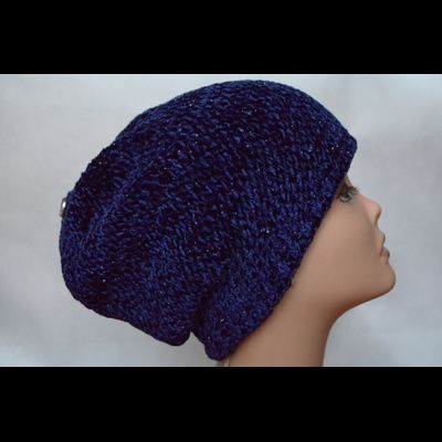 Шапка вискозная зимняя женская Италия Визио Vizio 6100 синяя