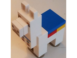 Minecraft Alpaca / Llama, White - Brick Built, n/a (minellama02)