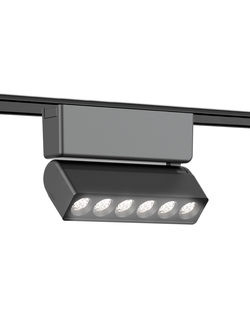 Светильник светодиодный трековый для шинопровода Magnetic Ultra Slim GV 1469 BK черный IP20 6W 4200K 48V 24° 122*26*80
