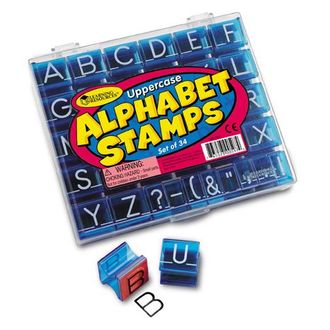 Uppercase Alphabet Stamps Set