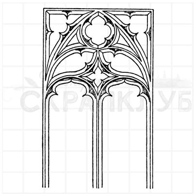 Штамп витражное окно