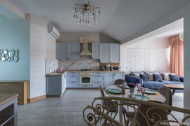 Апартаменты ЛЮКС с 2 спальнями и террасой