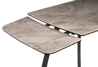 LORENZO антрацит/ керамика ONIX LATTE глянец 160(+35+35)x90