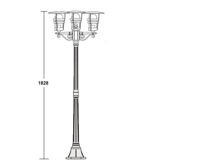 Светильник садово-парковый  серии Tokio2-3