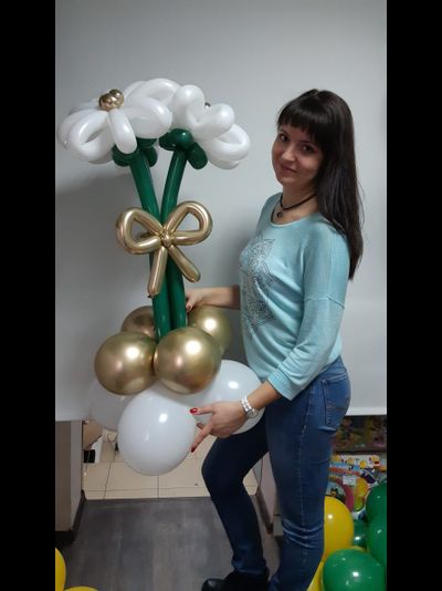 букет "элегантные ромашки"