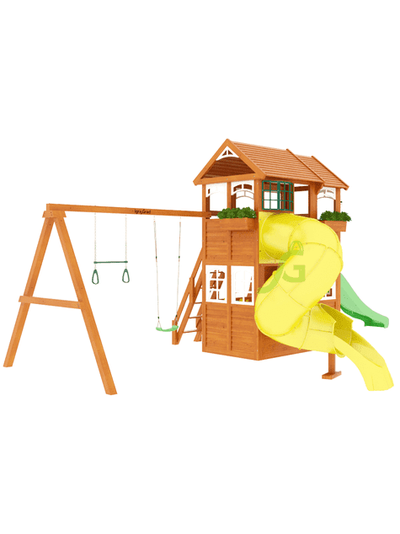 Детская площадка IgraGrad Клубный домик 2 с трубой Luxe