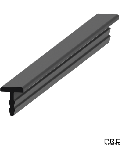 Алюминиевый молдин Pro Design для дверных полотен 6 мм м.п.