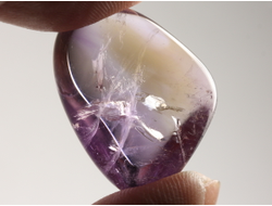 Аметрин, галтовка, Боливия (25*19*13 мм, 8 г) №38340