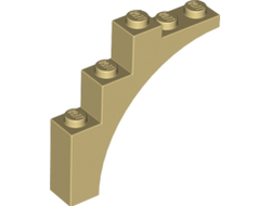 Arch 1 x 5 x 4 - Continuous Bow, Tan (2339 / 233905 / 4186127 / 4519926 / 4587269 / 6075057)