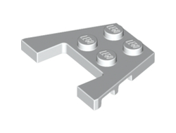 Wedge, Plate 3 x 4 with Stud Notches, White (48183 / 4238793 / 4649049 / 6170524)