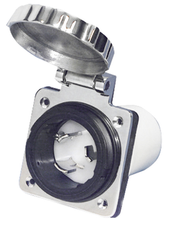 Розетка влагозащищенная, 50A