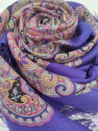 Павловопосадский платок Поцелуй русалки 1928-15