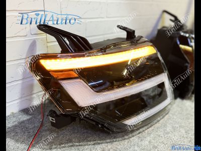 Фары Mitsubishi Pajero 4 2006-2025 тюнинг 4 линзы