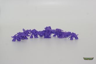 Технозаврики, фиолетовый пластик