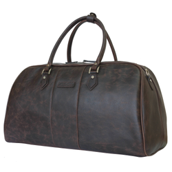 Кожаная дорожная сумка Normanno brown (арт. 4007-02)